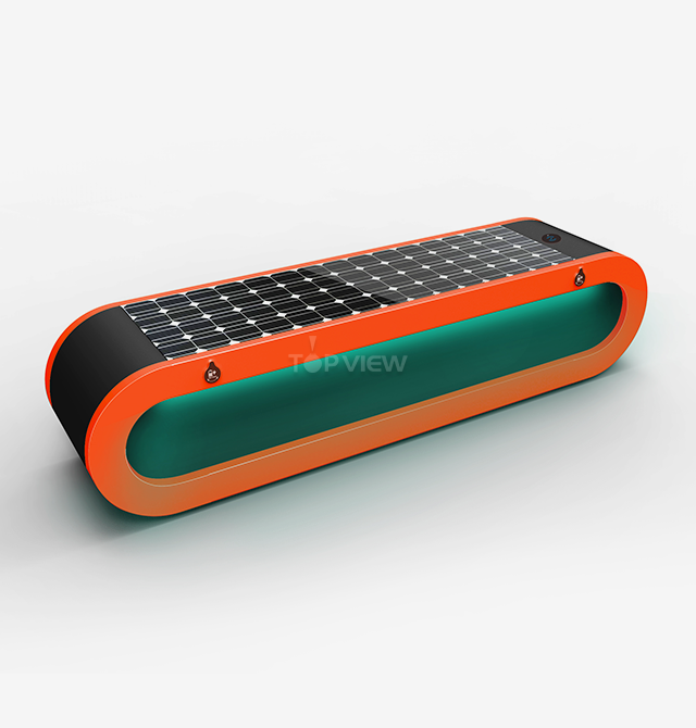 Smart Solar Furniture Bench